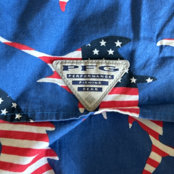 Columbia Mens PFG 4TH of July shirt sz.L - Picture 5 of 5